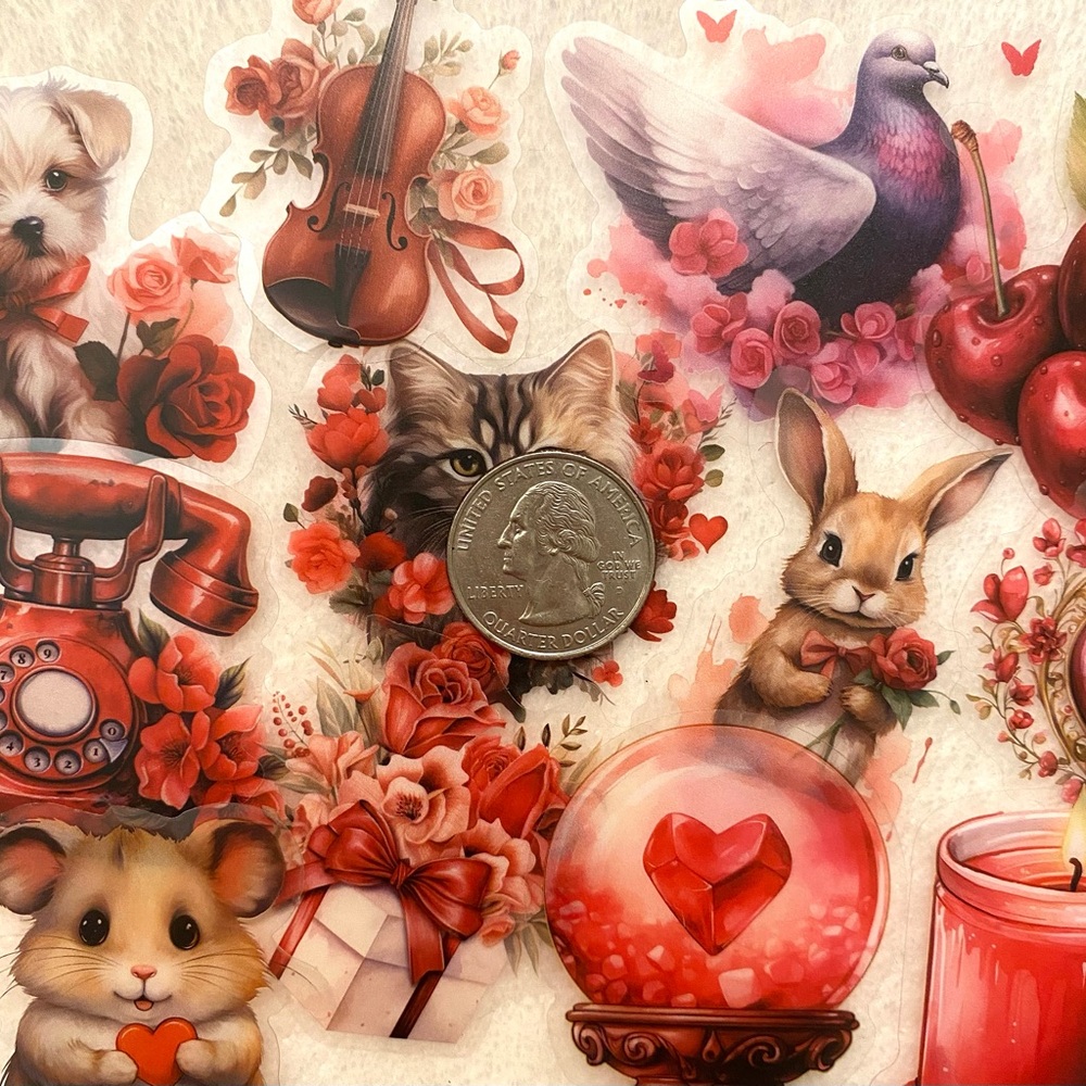 Love Themed Sticker Set | Waterproof | Special for Valentine’s Day - Picture 4 of 4